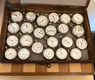 COLLEZIONE DI N.23 OROLOGI DA TASCA FUNZIONANTI