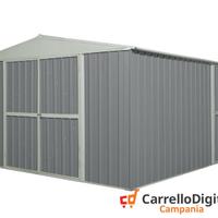 Box prefabbricato in acciaio 360x430 grigio chiaro