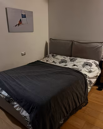 Letto una piazza e mezza imbottito con contenitore