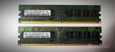 Samsung RAM 2GB 1Rx8 PC2-6400U-666-12-ZZ