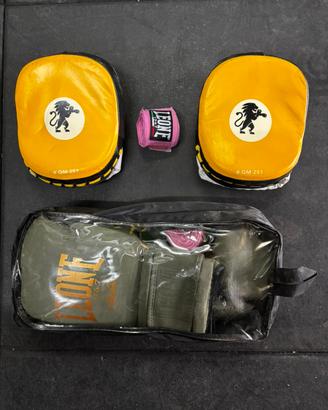 Guanti  boxe, Colpitor,  fasce Leone