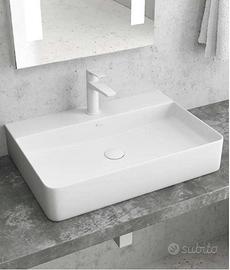 Lavabo da appoggio Bianco Opaco Art.LT 2173-SMW Ka