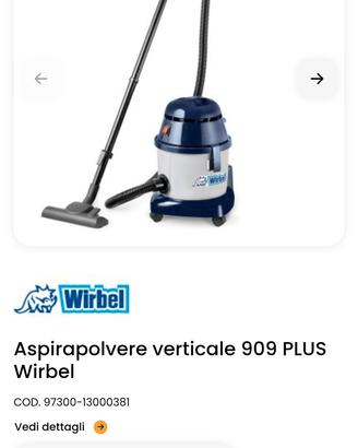 aspirapolvere bidone