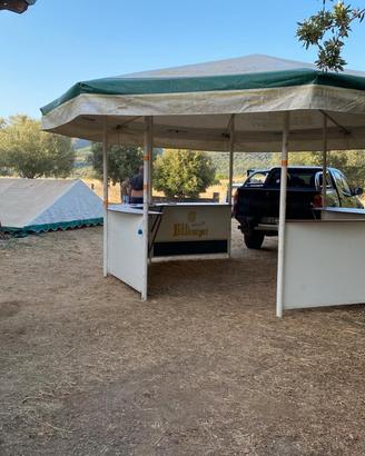 Chiosco gazebo bar ottagonale