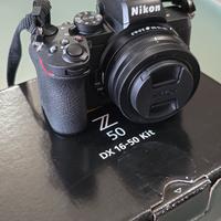 Nikon Z50 + 16-50mm VR | COME NUOVA (Mai usata) + 