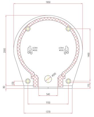 Forno a legna MAM 160