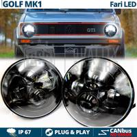 FARI LED Anteriori PER VOLKSWAGEN GOLF 1 6500K