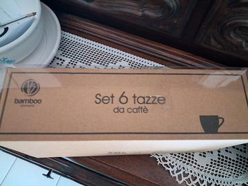 Set 6  tazzine da caffè