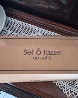 Set 6  tazzine da caffè