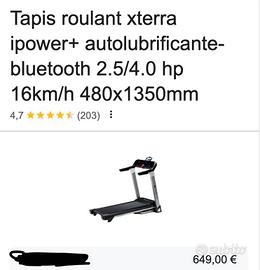 Tapis roulant XTERRA iPOWER