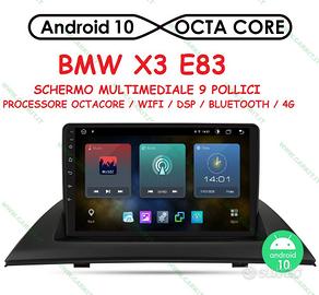 Autoradio navigatore bmw x3 e83 carplay incluso