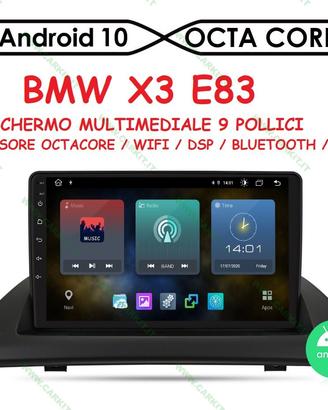 Autoradio navigatore bmw x3 e83 carplay incluso