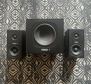 studio monitor Fostex Pm 0.3d + subwoofer SubMini