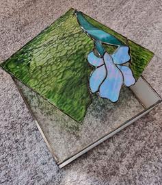 Scatola portaoggetti in vetro