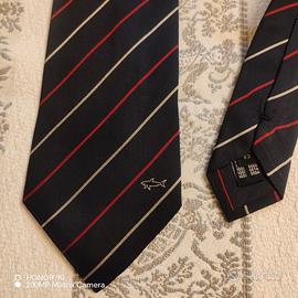 Paula &Shark Cravatta blu a righe