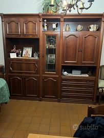 Cristalliera più tavolo rotondo