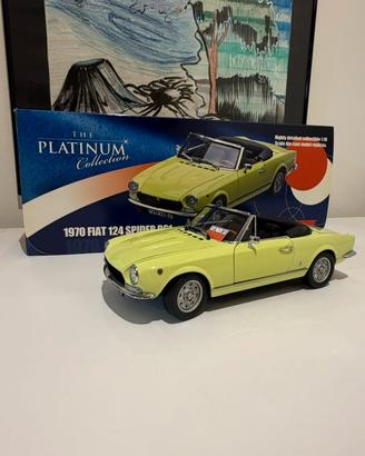 Fiat 124 spider sun star in scala 1/18