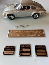 Targhetta identificativa Porsche 911