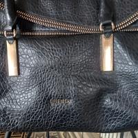 borsa tracolla pelle nera Liu Jo