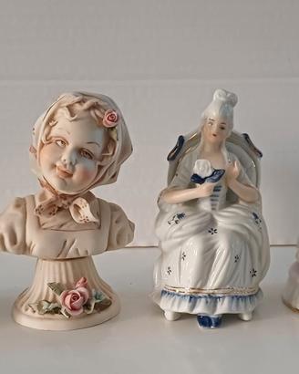 4 Statuine Capodimonte