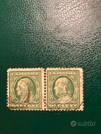 Francobollo usa 1 cent Franklin