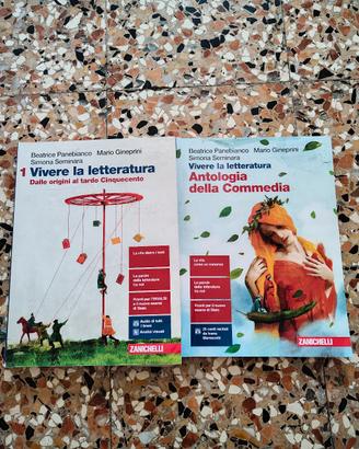 libri antologia e vivere la letteratura 1