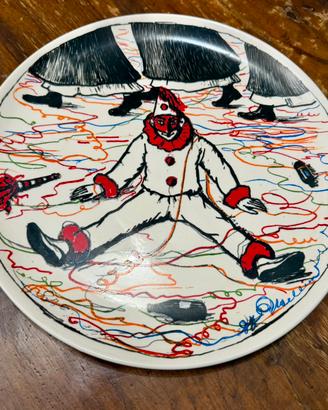 Piatto in ceramica Gianfilippo Usellini