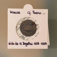 Rara moneta Venezia 12 Bagattini 1658-1659