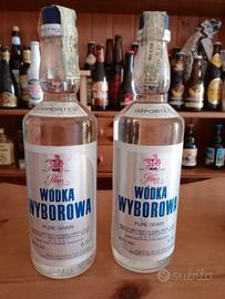 2 Bottiglie Wodka Wyborowa Pure Rye Grain 