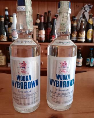 2 Bottiglie Wodka Wyborowa Pure Rye Grain 