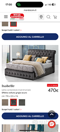 Letto contenitore grigio