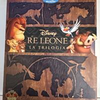 Il re leone la trilogia blu ray cofanetto nuovo