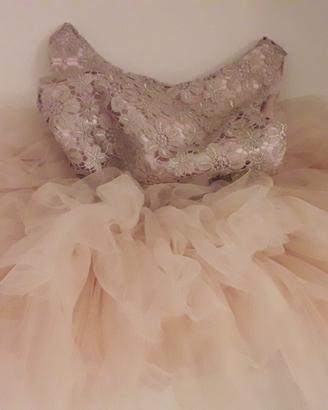 Abito in tulle e ricamo H&M
