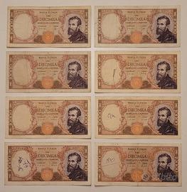 GIRO COMPLETO BANCONOTA LIRE 10000 MICHELANGELO