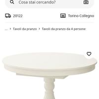 Tavolo rotondo ingatorp ikea 