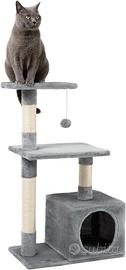 Tiragraffi con Grotta e Colonne, 3 Livelli, 85 cm