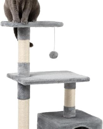 Tiragraffi con Grotta e Colonne, 3 Livelli, 85 cm