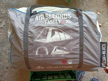 Tenda air seconds family 4 XL fresh&black Quechua