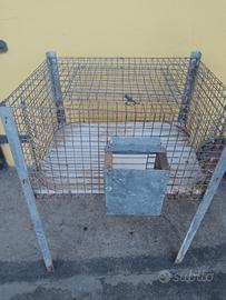 Gabbia zincata per coniglio maschio