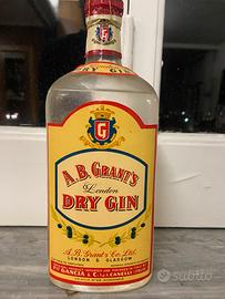 A.B. Grant's London Dry Gin - bottiglia vintage