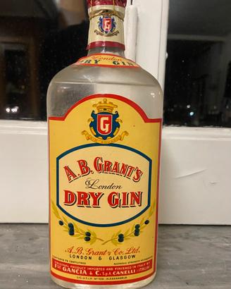 A.B. Grant's London Dry Gin - bottiglia vintage