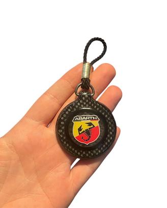 Portachiavi Auto-Moto Abarth in carbonio