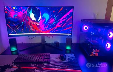 PC Gaming Top + Monitor OLED 34” + Periferiche