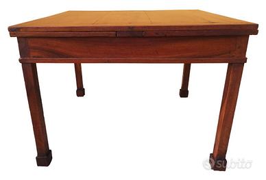 Tavolo allungabile Impero Emiliano in noce