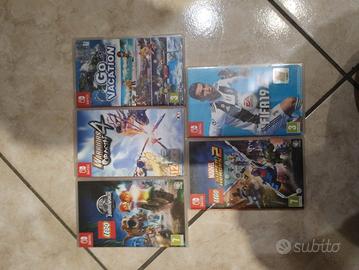 5 giochi per Nintendo switch 