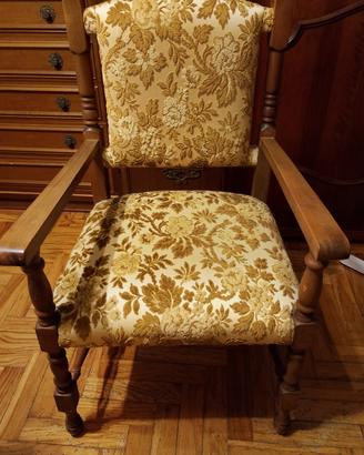 sedia poltrona stile liberty 