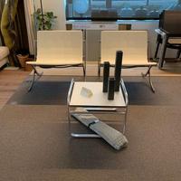 2 poltrone e tavolino Barceloneta, Serralunga.