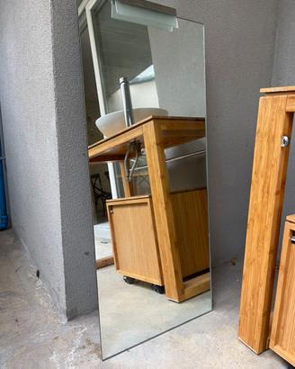 Specchio bagno design con luce