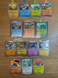 Set "promo" Pokemon 151 stamped - cosmo holo - Non