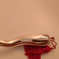 Ciondolo portafortuna corno in argento